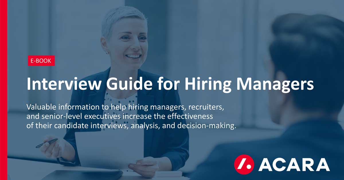 Interview Guide for Hiring Managers