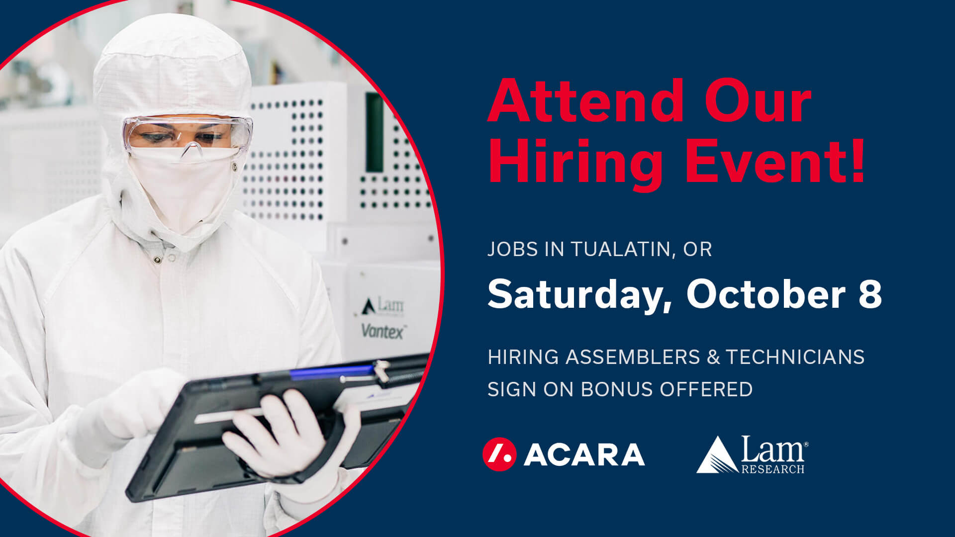 Hiring Event in Tualatin, OR Acara Solutions Apply Today