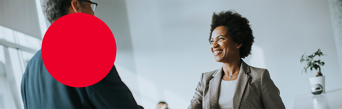 Woman working talent acquisition